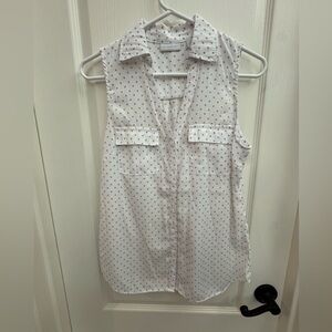 New York & Company Button Up Blouse Small